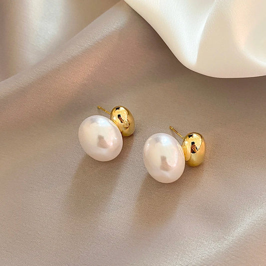 Bean Pearl Earrings