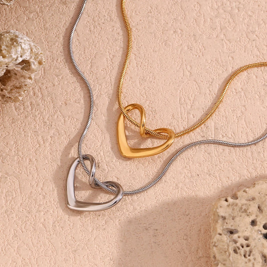 Gold Plated Heart Necklace