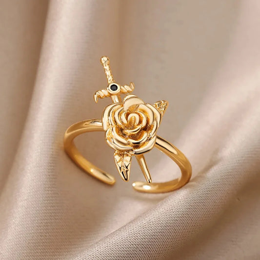 Rose & Sword Ring