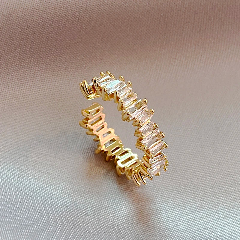 Irregular Zircon Ring