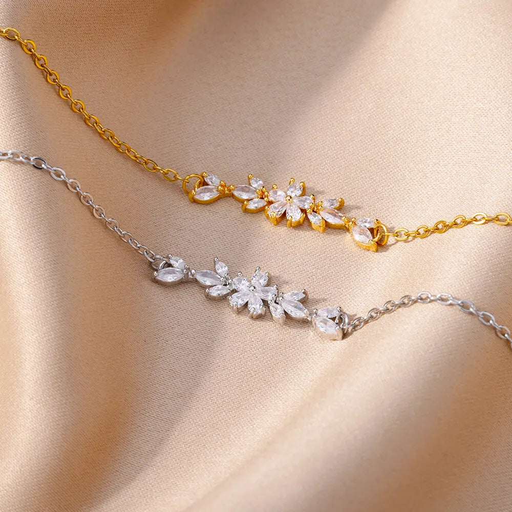 Elegant Flower Bracelet